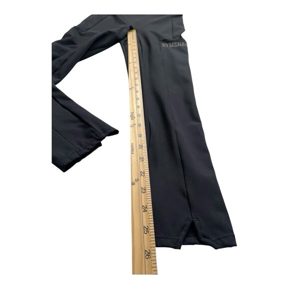 Gymshark Ori Leggings Womens Medium Black Seamed Ankle Elastic Waistband Gym Run - Picture 7 of 11